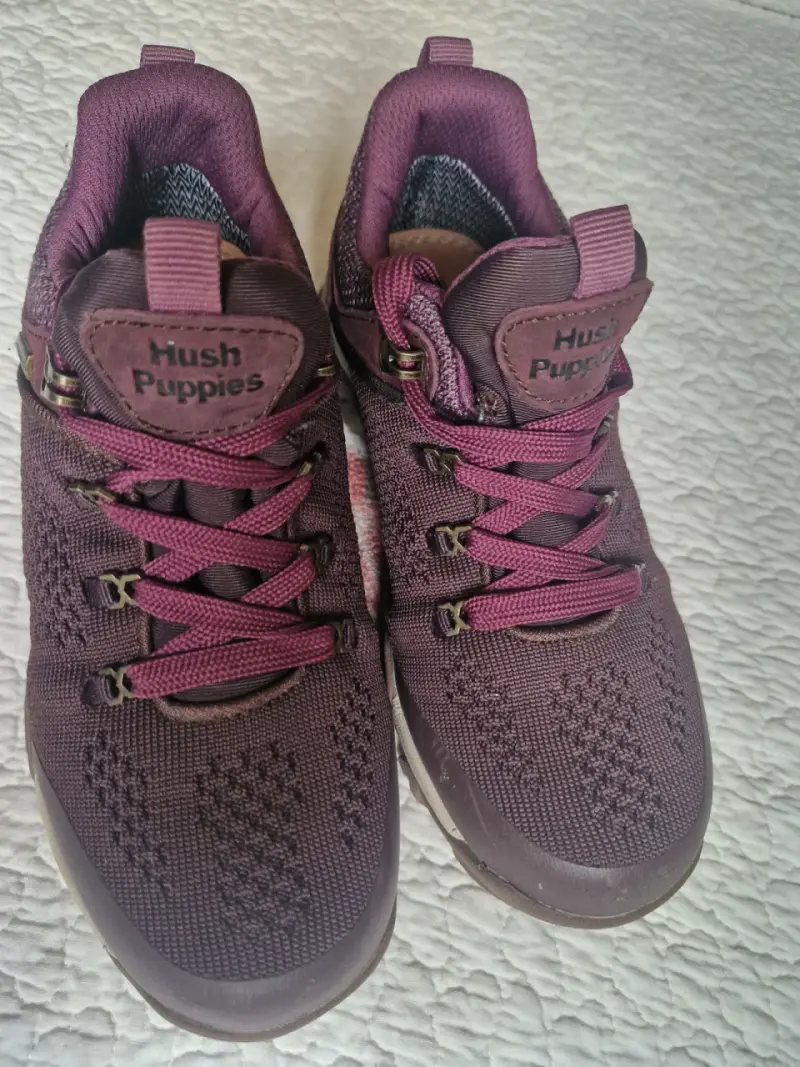 Zapatillas outdoor Hush Puppies moradas para niños - 3