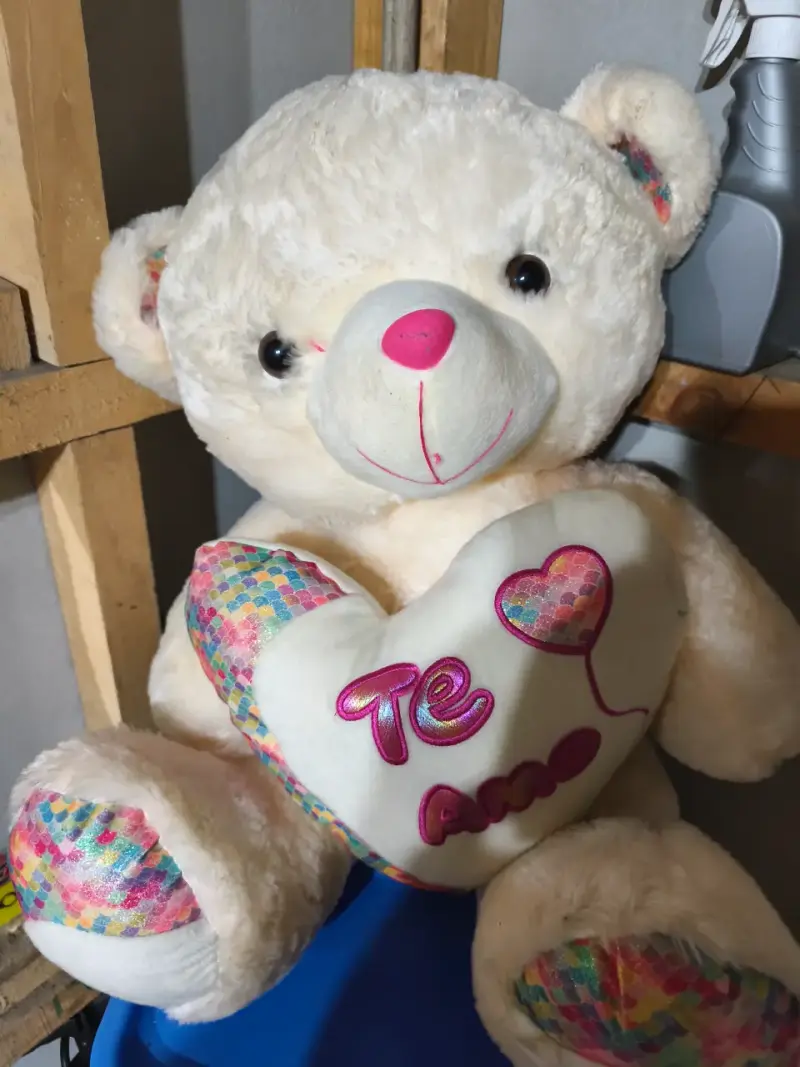 Osito de Peluche Grande con Corazón 'Te Amo'