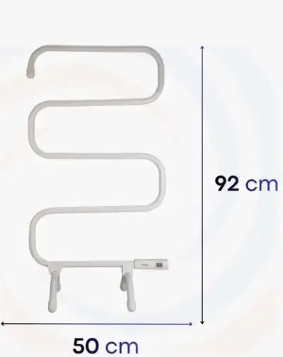 Toallero eléctrico blanco - miniatura 1