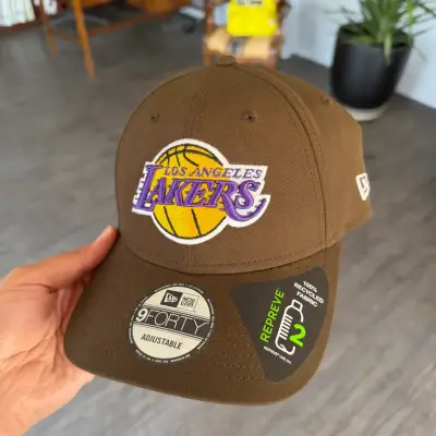 Gorra New Era Los Angeles Lakers Marrón - miniatura 1