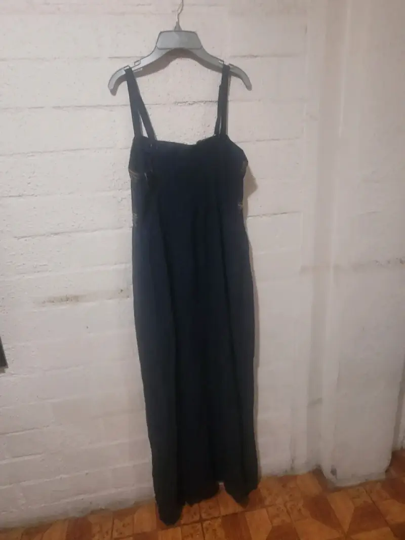 Vestido largo con bordado étnico - 2