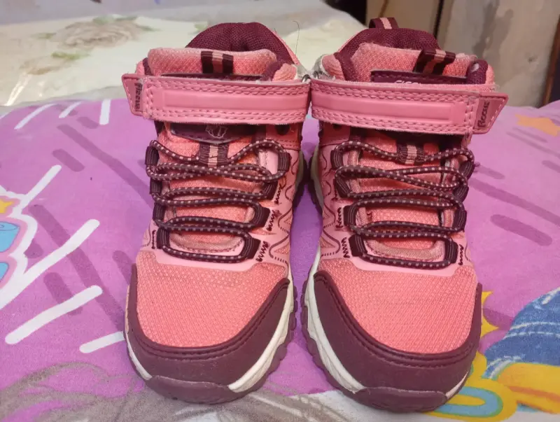 Zapatillas de trekking para niños rosadas - 2