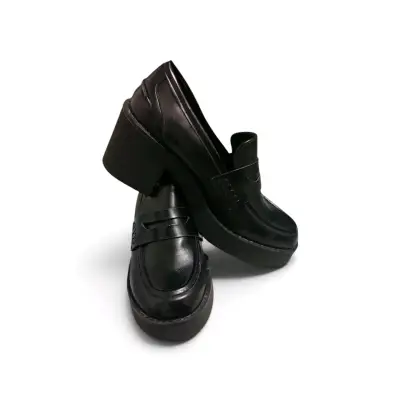 Zapatos de plataforma negros para mujer - miniatura 1