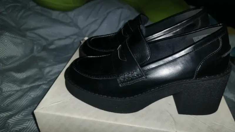 Zapatos de plataforma negros para mujer - 4