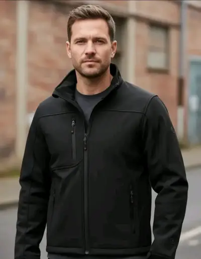 Chaqueta Softshell Absolute Zero Negra para Hombre - miniatura 4