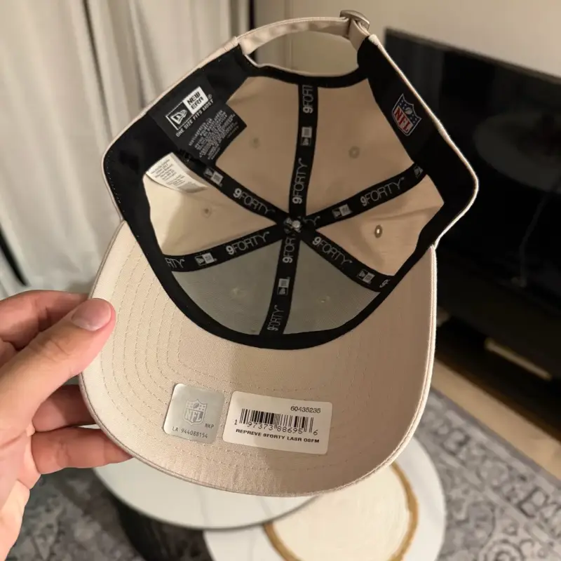 Gorra beige Raiders New Era 9FORTY ajustable - 2
