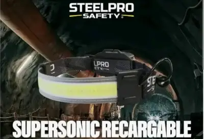 Linterna frontal Steelpro Supersonic 200 Lumns - miniatura 4
