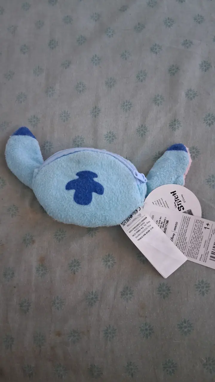 Monedero de Peluche Stitch Miniso NUEVO - 2