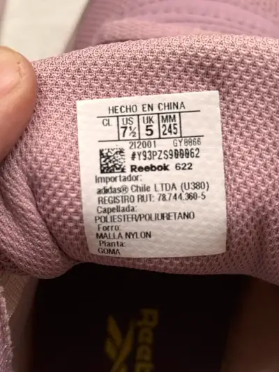 Zapatillas deportivas rosas Reebok para mujer - miniatura 4