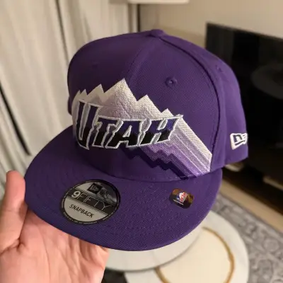 Gorra Snapback New Era Utah Jazz Morada - miniatura 1