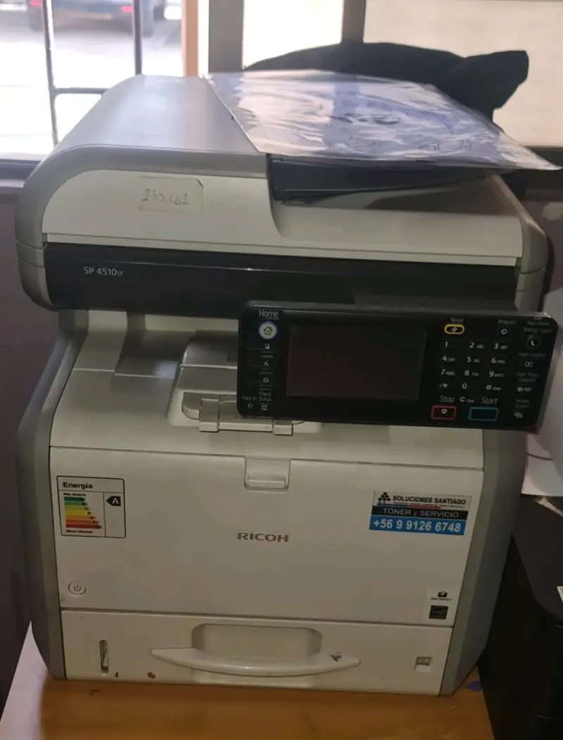 Impresora multifuncional Ricoh SP 4510SF usada