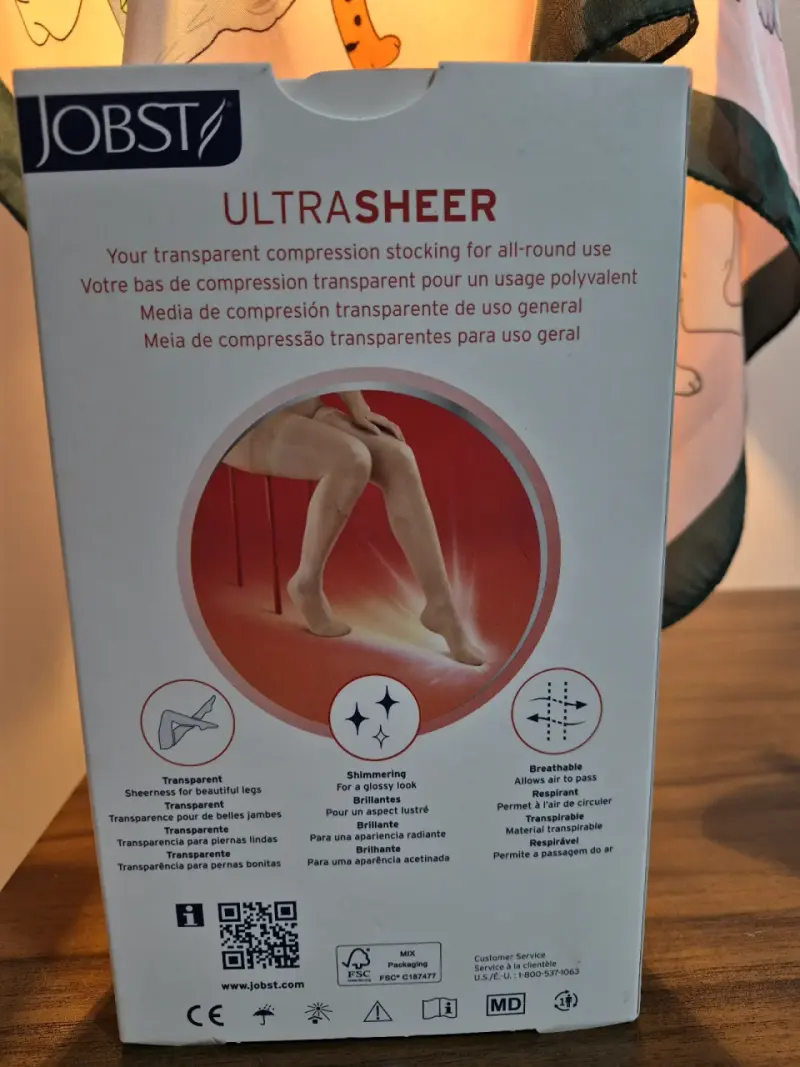 Medias de compresión médica Jobst UltraSheer - 2