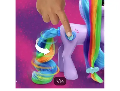 Muñeca My Little Pony Izzy Moonbow Estilos Arcoíris - miniatura 3