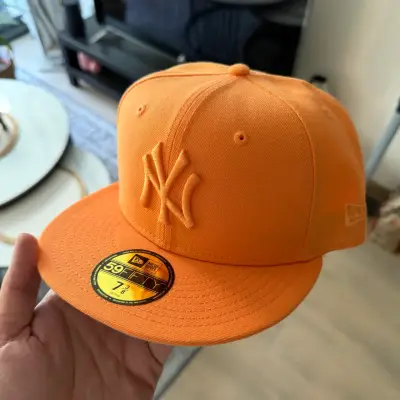 Gorra New Era 59Fifty Naranja NY - miniatura 1