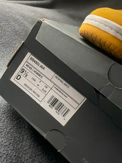 Zapatillas New Balance 480 amarillas - miniatura 2