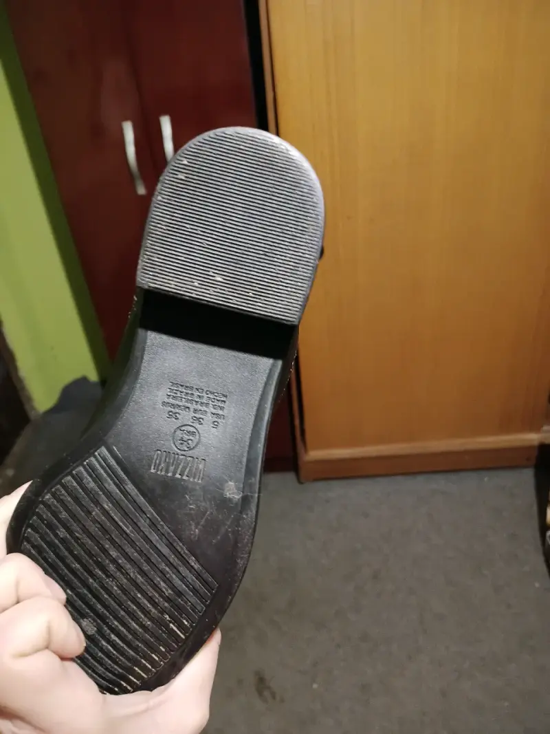 Botas largas negras de cuero sintético para mujer - 3