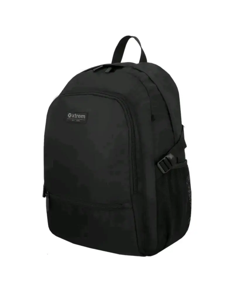 Mochila negra Xtrem con compartimento para laptop - 2