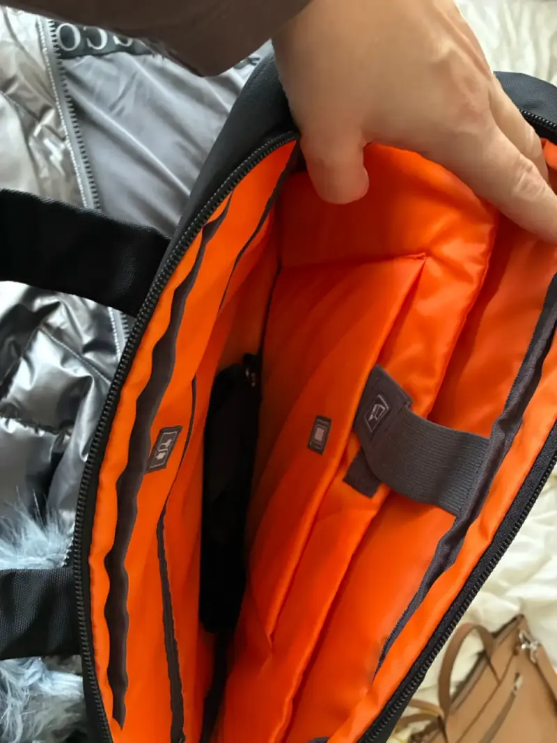 Maletín para laptop Saxoline negro con interior na - 2
