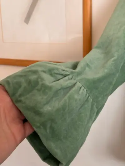Chaqueta verde de algodón Odille talla 12 - miniatura 3