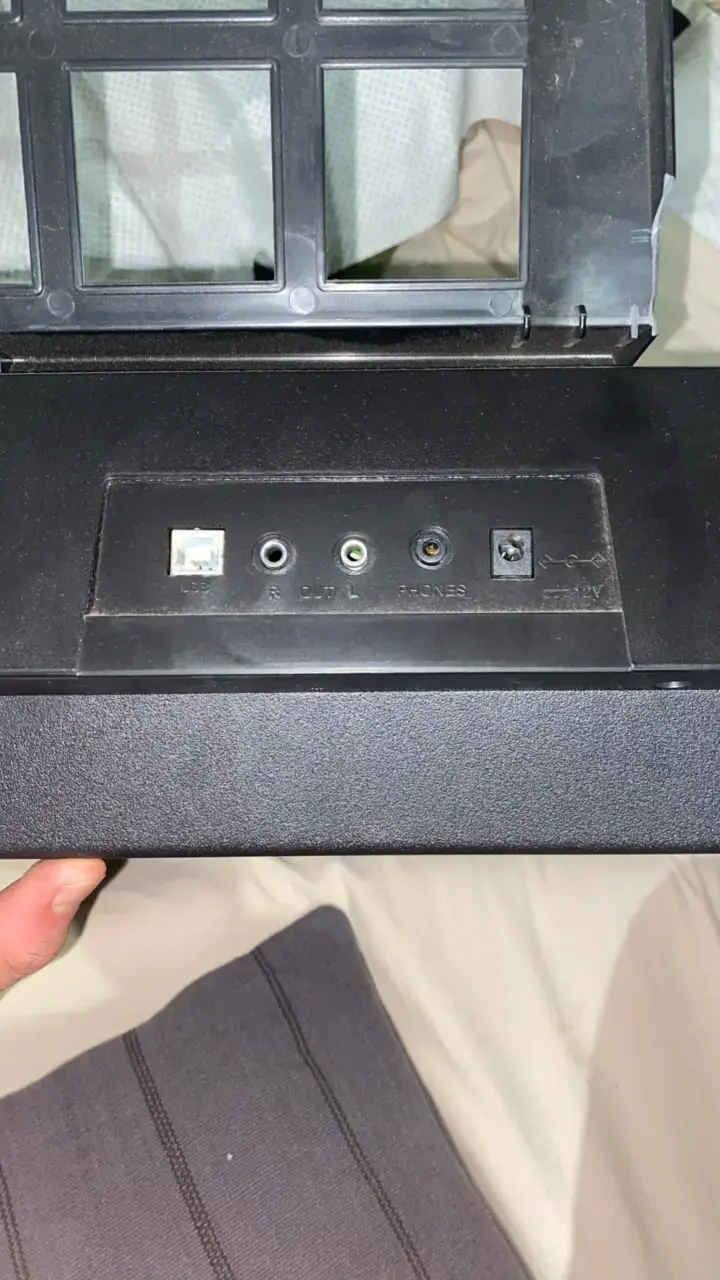 Teclado electrónico con soporte y atril - 2
