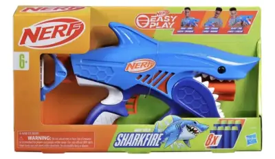 Lanzador Nerf Sharkfire con 8 Dardos - miniatura 1