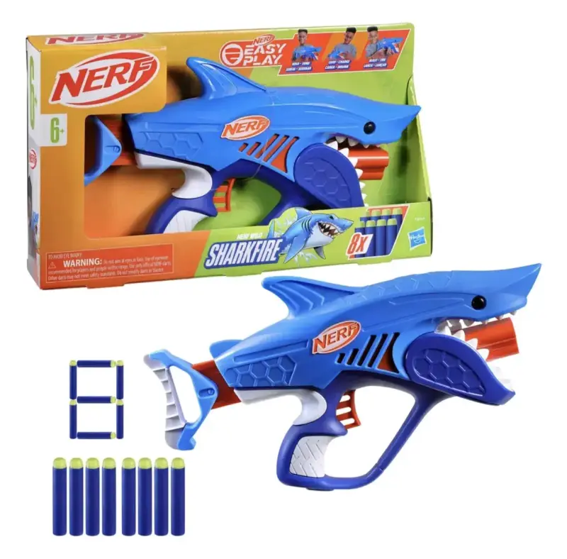 Lanzador Nerf Sharkfire con 8 Dardos - 3