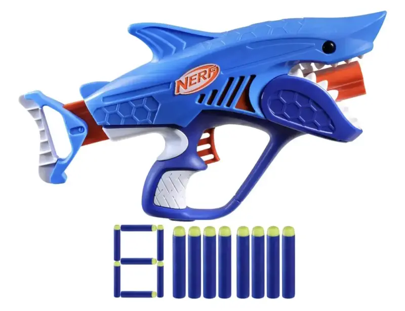 Lanzador Nerf Sharkfire con 8 Dardos - 4
