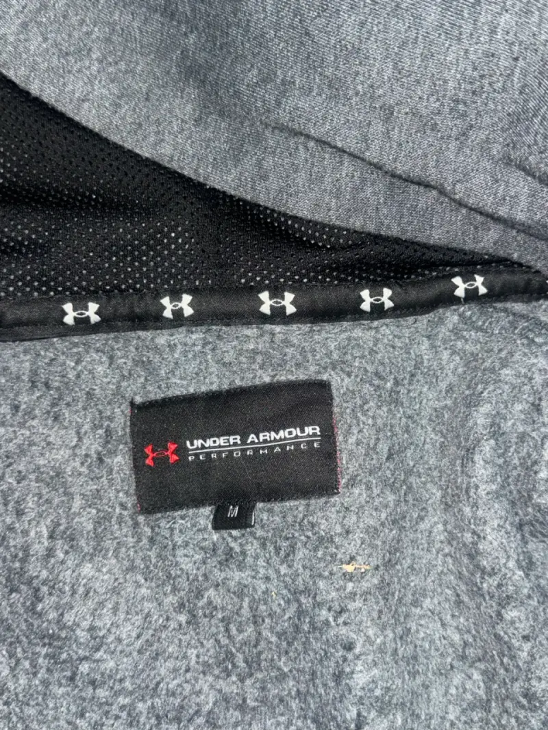 Polerón con capucha Under Armour gris para hombre - 2