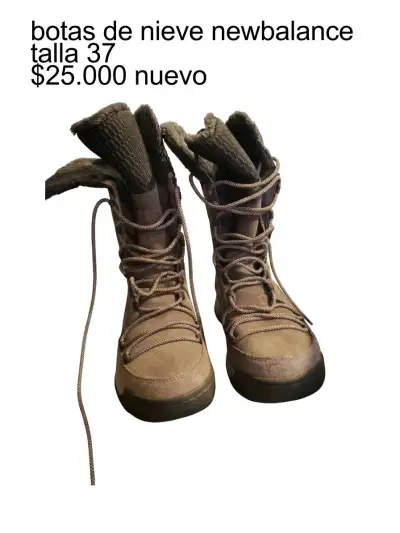 Botas de nieve New Balance talla 37 nuevas - miniatura 1