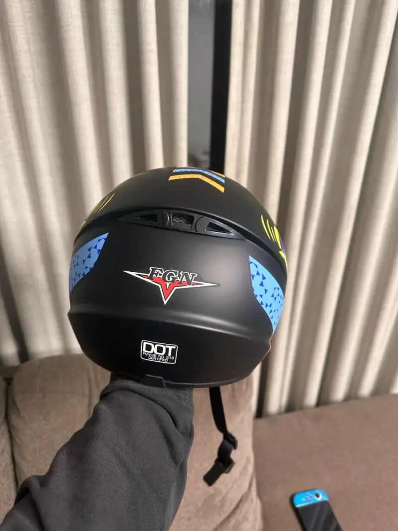 Casco de motocross FGN con gafas integradas - 2