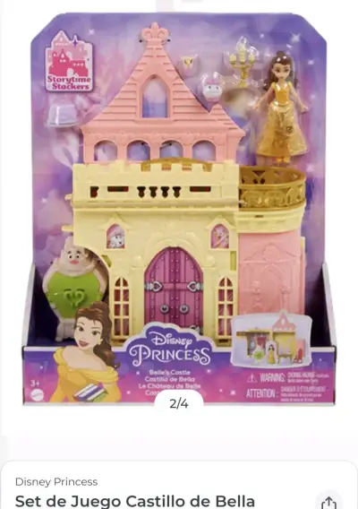 Set de Juego Castillo de Bella Disney Princess - miniatura 1