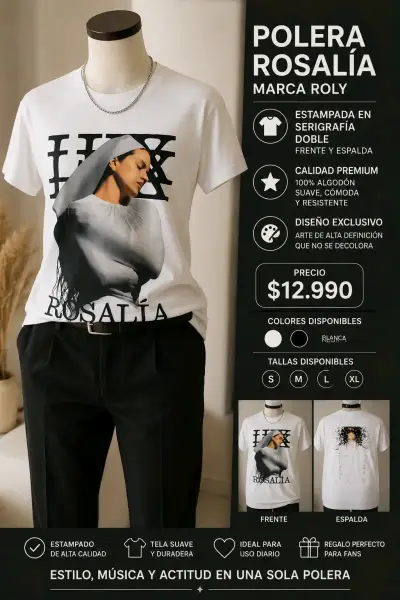 Polera Roly Rosalía estampada de algodón - miniatura 1