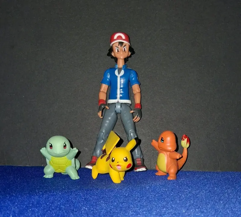 Figuras de acción Pokémon Ash y Pokémon - 2
