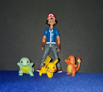 Figuras de acción Pokémon Ash y Pokémon - miniatura 2