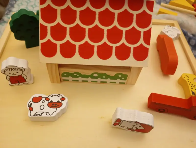 mini Juego de bloques de madera para niños - 5