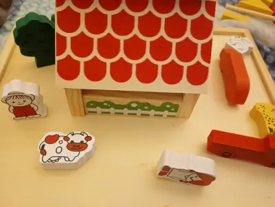 mini Juego de bloques de madera para niños - miniatura 5