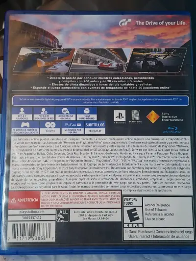 Juego Gran Turismo 7 y grand theft auto 5 PS4 - miniatura 1