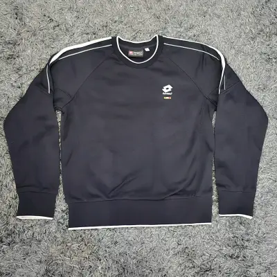 Polerón deportivo negro Lotto para mujer - miniatura 1