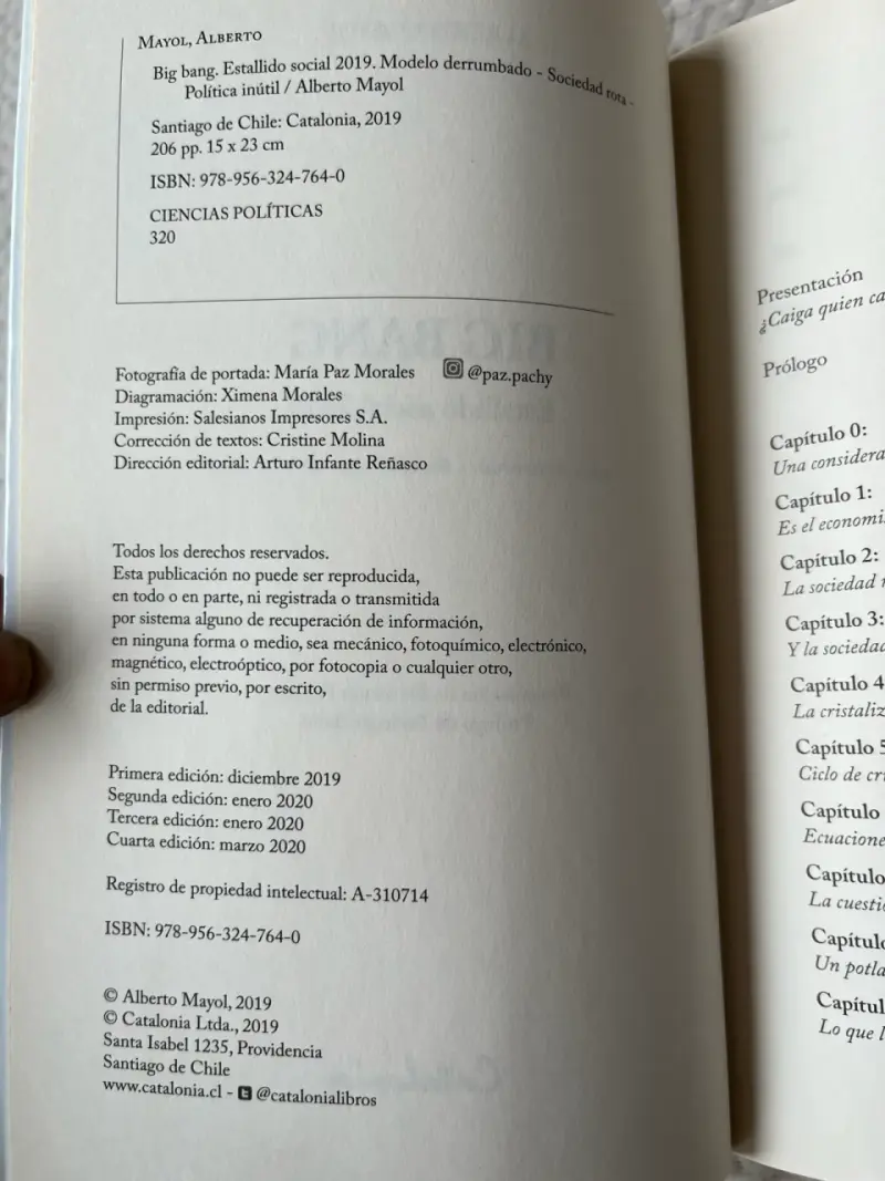 Libro 'Big Bang: Estallido Social 2019' de Alberto Mayol - 4