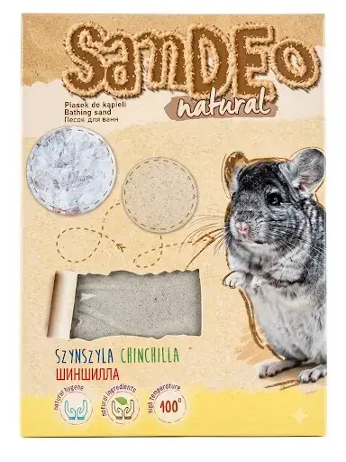 Arena de baño para chinchillas Vitapol 1.5 kg - miniatura 1