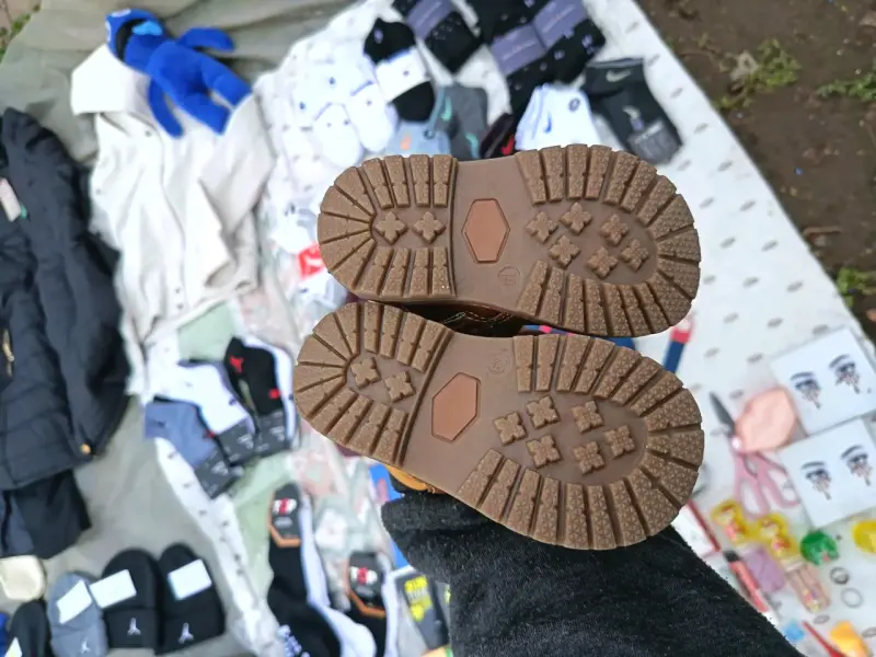 Botines de cuero para niños color marrón - 3