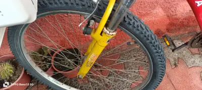 Bicicleta Montaña Fratta Doble Suspensión Roja - miniatura 3