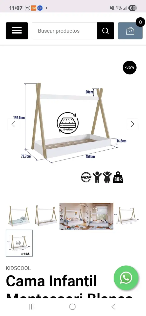 Cama Infantil Montessori - 4