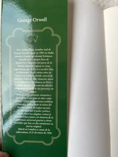 Libro Rebeldía en la Granja de George Orwell - miniatura 2