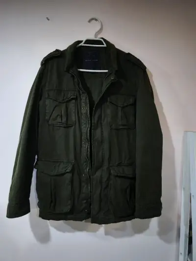 Chaqueta verde militar Ferouch para hombre - miniatura 1