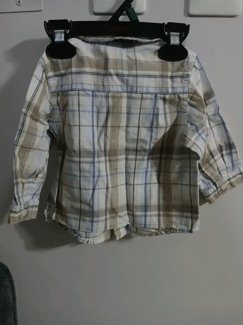Camisa a cuadros para bebé Baby Club - 3