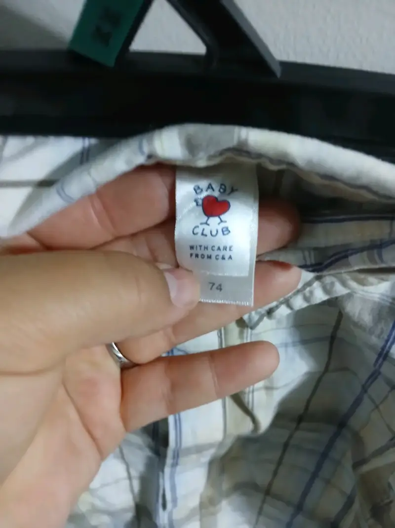 Camisa a cuadros para bebé Baby Club - 4