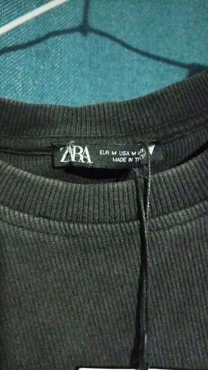 Polera negra manga princesa para mujer talla M - 4