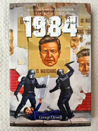 Libro 1984 de George Orwell, edición ilustrada - miniatura 1