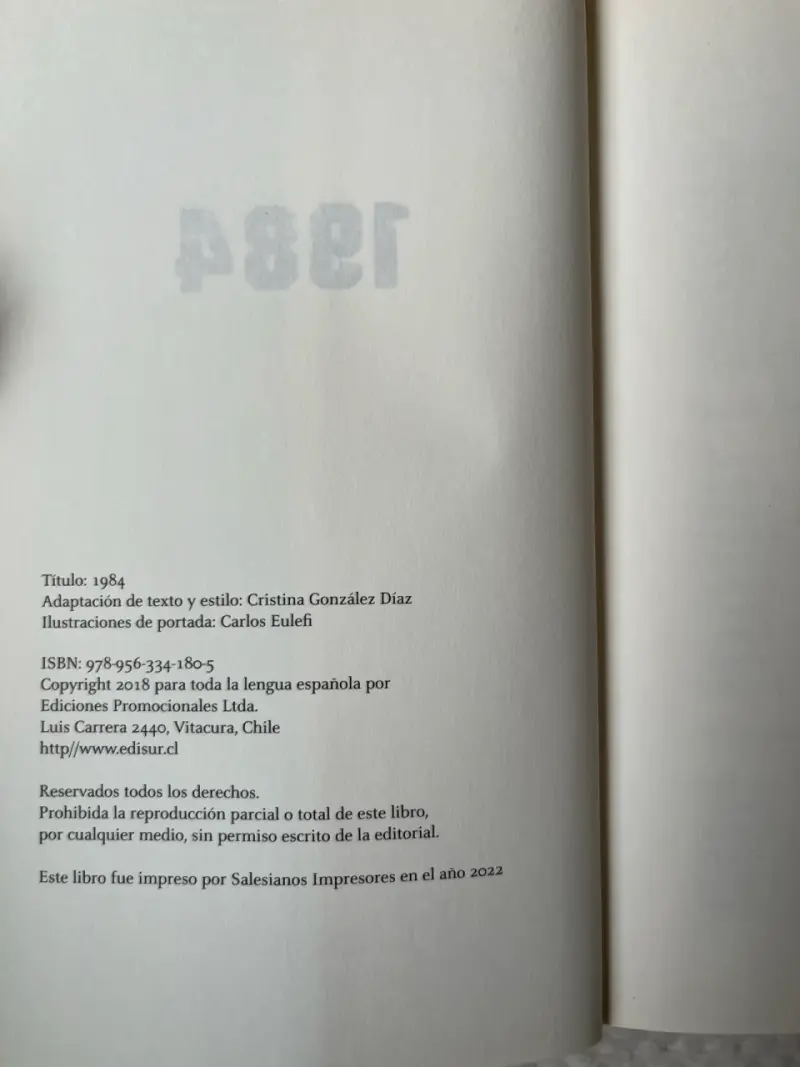 Libro 1984 de George Orwell, edición ilustrada - 3